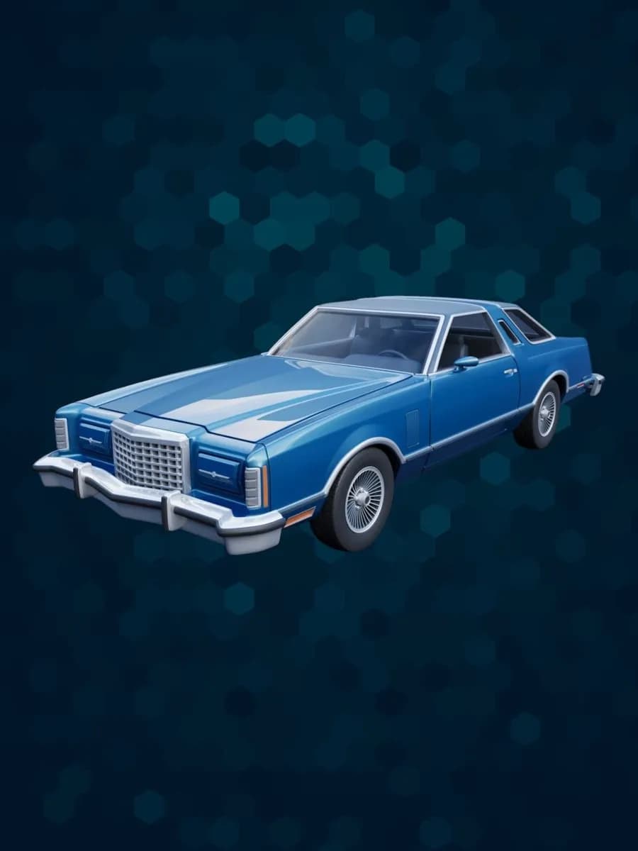Ford Thunderbird 1977 Blue